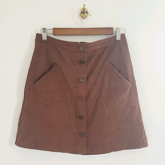 Jolt Dresses & Skirts - Jolt Brown Suede Mini Skirt Size 7